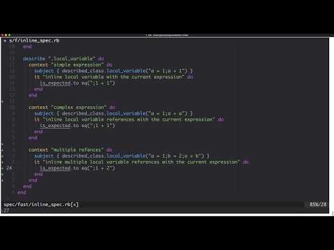 fast inline method def 1