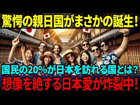 【海外の反応】「日本への愛が狂気レベル！」世界も驚愕！国民の2割が訪日する”最強の超親日国”とは？