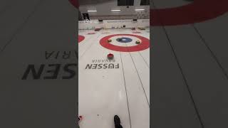 Trickshot Attempt #curling #trickshots