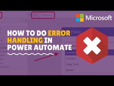 How to do error handling in Power Automate?