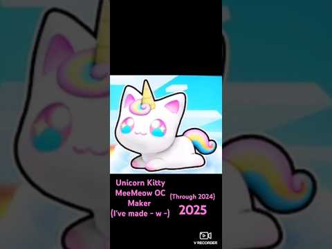 Unicorn Kitty MeeMeow (my plushy ^w^)