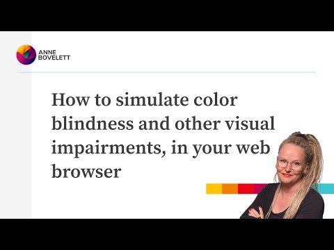 How to easily simulate color blindness and other visual impairments in your web browser