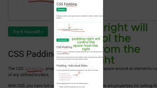 CSS For Web 05: css padding #css #webdesign #webdevelopment