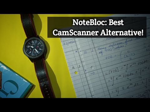 Best PDF Scanner | CamScanner Alternative: NoteBloc