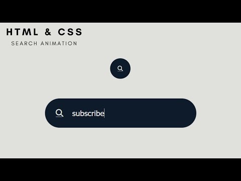 Captivating Search Button Animation | HTML, CSS & JavaScript Tutorial | Codewith Buddha