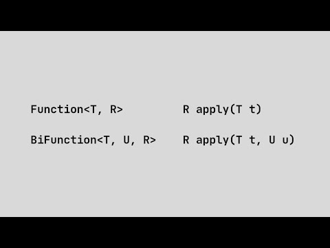 Functional interface - Function, BiFunction in Java 8