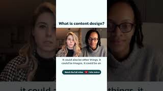 What is content design? (Shorts)