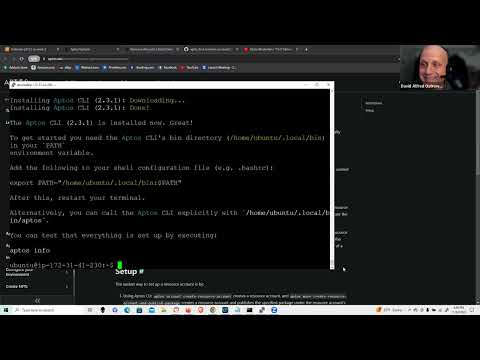 Aptos Blockchain, Move Programming: "create nft with resource account" demo on AWS/ EC2