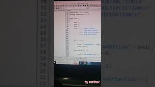 Simple Calculator in Dev C++ #cpp #coding #technology