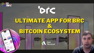BRCApp: Ultimate App for BRC and Bitcoin Ecosystem launching on Ape Terminal (+Referral)