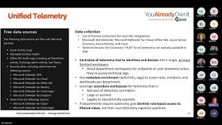 XDR and Sentinel A Roadmap to Unified Security Operations -YouAlreadyOwnIt Office Hours July 2025