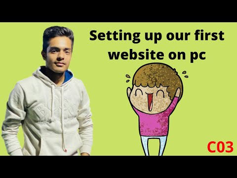 Setting up your first website on pc  | html tutorial C03 | developersonline