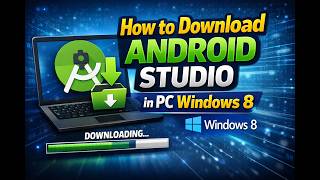 How to Download Android Studio in Pc Windows 8
