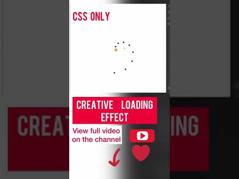 Creative Loading Effect CSS #css #shorts #coding #developer #animation #effects