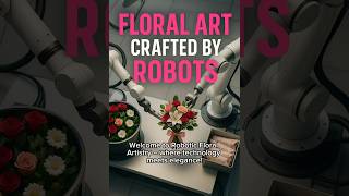 Floral Art Crafted by Robots! 💐 #Automation #FloralTech
