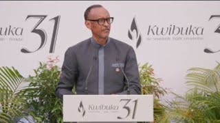 H.P KAGAME ABAZUNGU NGO BARASHAKA KUMENYA UKWABAYEHO 7/4/2025 Kwibuk 31 abazize Genoside yakirewe ab