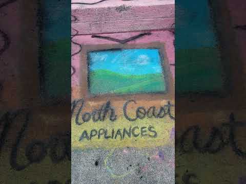 ARCATA BUSINESS CHALK MURALS #arcata #chalkart #humboldtcounty #eureka #supportlocalbusiness