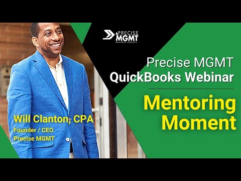 Precise MGMT QBO Webinar Mentoring Moment - How to Increase Your Profitability