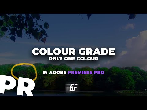 How To Quickly Color Grade One Color In Adobe Premiere Pro (2 Minute Tutorial)