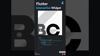 Interactive Widget 🔥 in #flutter 💯 Subscribe @2bytecode #learnflutter #fluttertutorialforbeginner