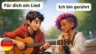Learn German with Slow Conversation (A1-A2) Talks about hobbies in German
