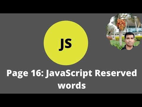 Page 16: JS tutorial - JavaScript Keywords |2021|Easy
