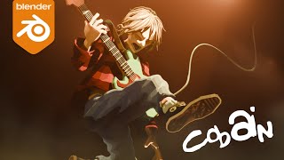 Recreating Kurt Cobain in Blender – Stylized 3D Art
