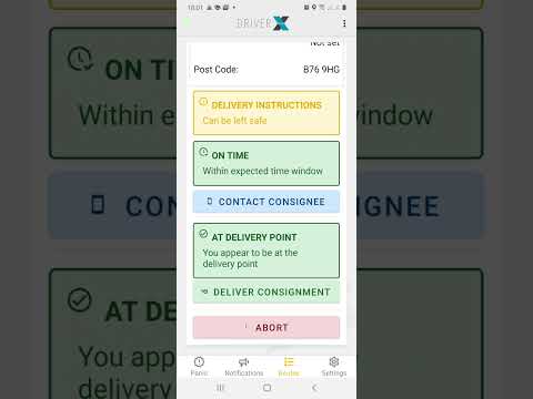 DriverX: End-to-End Delivery with QR