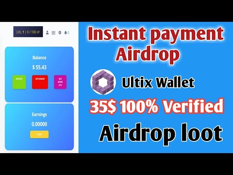 35$Instant Payment Received in Wallet Ultix Io,Airdrop Unlimited loot Instant withdrol