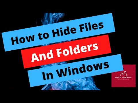 Hide File and Folder on Windows 10 | View Hidden Items - 2022 (STep by Step)