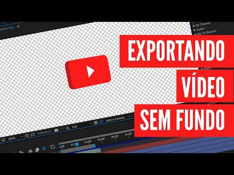 DICA 01: EXPORTANDO VÍDEOS SEM FUNDO! AFTER EFFECTS [LOSSLESS WITH ALPHA]