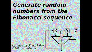Easily generate random numbers with Fibonacci's sequence