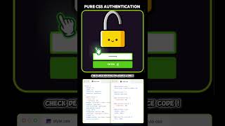 PURE CSS AUTHENTICATION  ANIMATION using html css #coding #programming #cssstyling