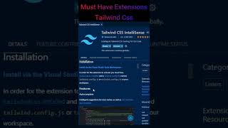 🔥 Must Have VS Code Extension for Tailwind CSS Users #css #tailwindcss #html #shorts