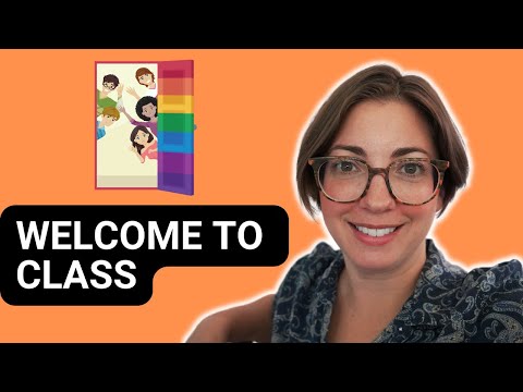 Danielle Teacher Welcomes You To English Class