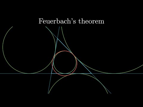 Feuerbach's theorem #SoME3