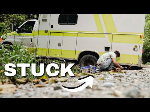 Our First Mistake Driving the Ambulance in North Cascades - Van Life Travel Vlog