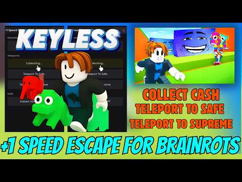 [💰UPDATE] +1 Speed Escape for Brainrots Script – Auto Supreme & Go To Last Zone