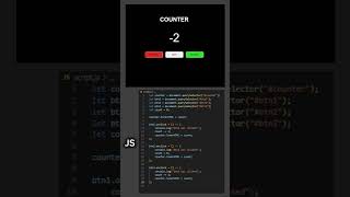 Creat counter using html, css and javascript #youtubeshorts​ #html​ #css​ #javascript​