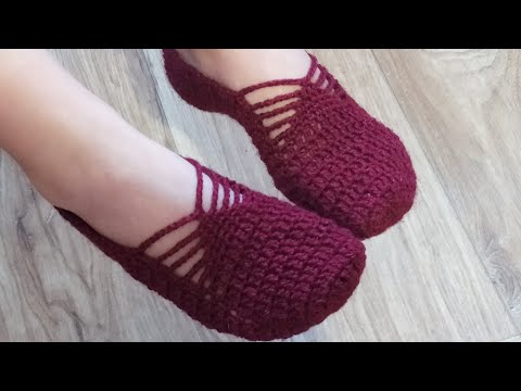 Тапочки - носочки крючком