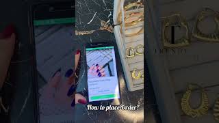 How to place an Order #placeorder #howtoorder #affordable #smallbusiness #jewelry #fyp #viralshorts