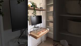 CREATING AN OFFICE IN A SMALL STUDIO APARTMENT #workfromhome #studioapartment #diy