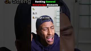 Ranking General Knowledge Moments