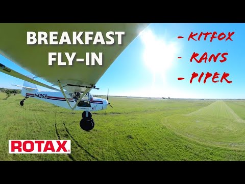 Breakfast Fly In At Ottawa, Kansas | Grass Strip Landings & Aviation Fun