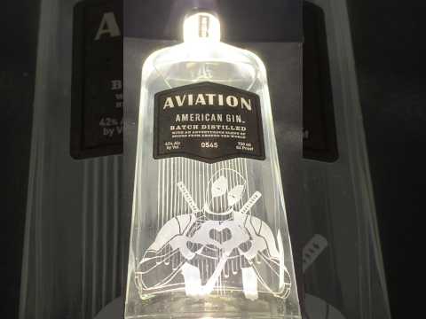 Engraving Deadpool on Aviation Gin #artist #deadpool #aviationgin #deadpool3 #mcu #ryanreynolds #art