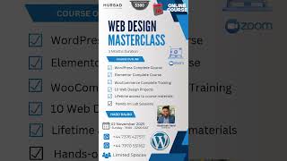 Web Design Masterclass  - Zoom Class