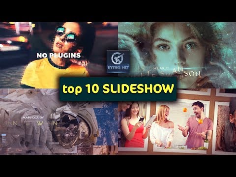 top 10 Template After Effects SLIDESHOW 🎇