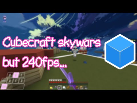 cubecraft skywars but 240fps :)