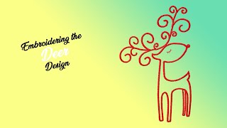 Deer Digital Design  #digitaldesign  #embroidery
