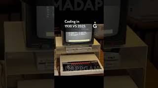 Coding in 1930 VS 2025 #shorts #codinghumor #developerlife #codingproblems
